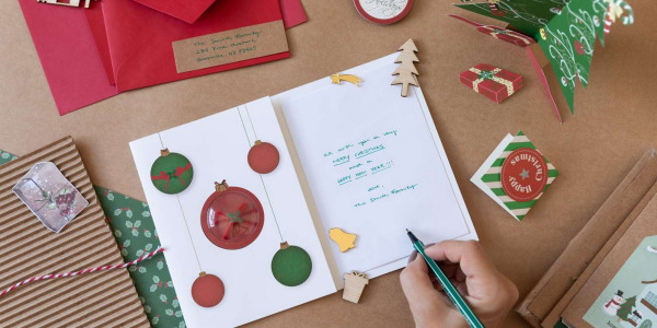 Cómo hacer postales de Navidad y de Reyes y qué papel usar